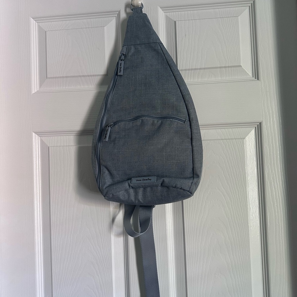 Vera Bradley Gray and Blue Backpack